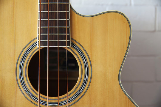 Guitar in close up