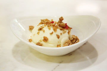 Vanilla ice cream
