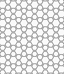 Flat gray with hexagonal stars