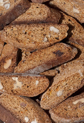 Traditional Italian cantuccini cookies