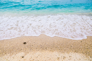 Fototapeta na wymiar sea beach sand relaxation landscape in Thailand