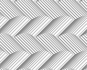 Textured with halftone squares horizontal chevron