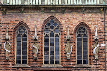 Fototapeta na wymiar Fassade des historischen Rathauses