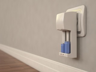E-cigarette battery charging