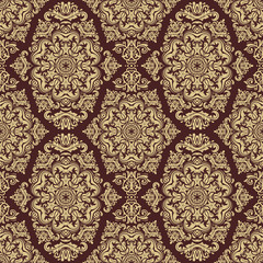 Damask Seamless Vector Pattern