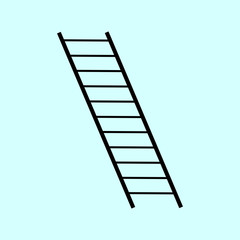 the ladder rungs