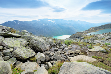 Besseggen Ridge in Jotunheimen National Park