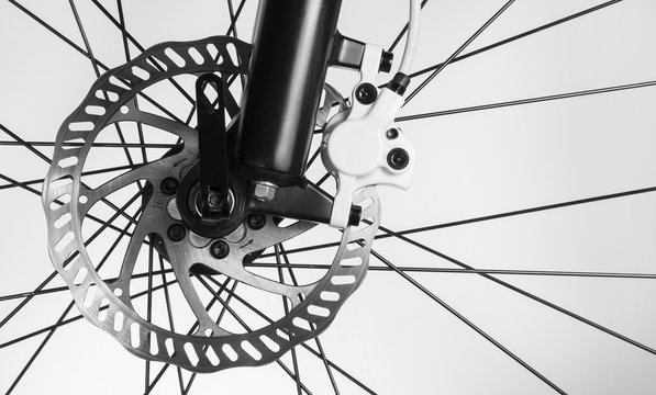 Fototapeta Disk brake of the bicycle