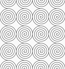 Gray Archimedean spirals