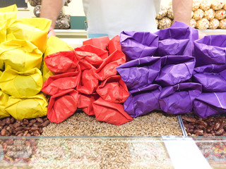 S&uuml;&szlig;e Leckereien auf dem Jahrmarkt