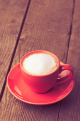 coffe in red cup