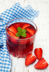 Summer strawberry drink