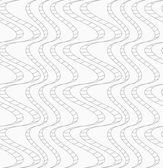 Gray striped uneven wavy lines