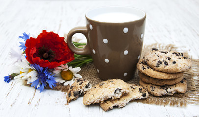 Milk and cookies