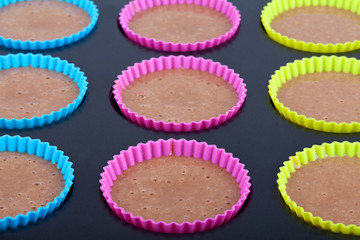 Preparation of chocolate muffins