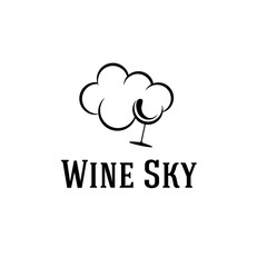 wine sky illustration
