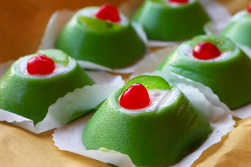 Cassatine, sicilian sweets of almond paste and ricotta cheese