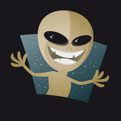 alien außerirdischer lustig cartoon