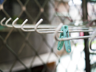 clotheshorse and peg