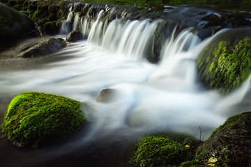 Waterfall in the river
