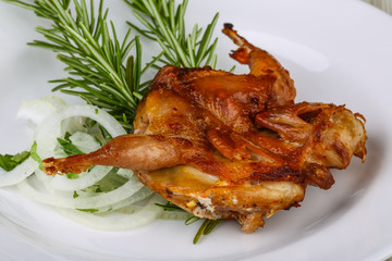 Grilled quail