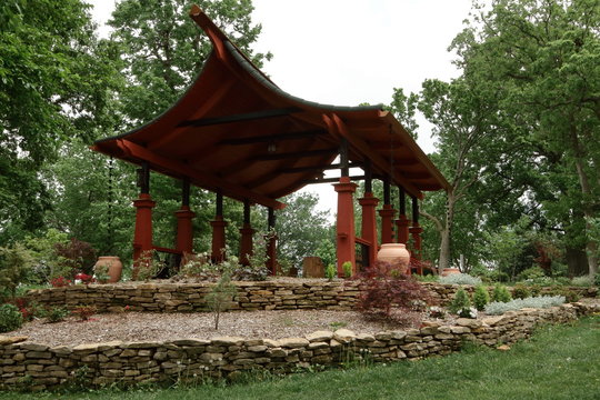Pagoda Style Park Shelter