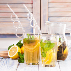 Lemonade in glass