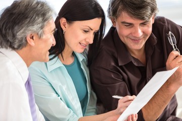 Senior Adult, Finance, Meeting.