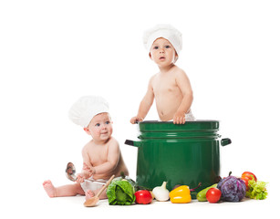 Little chefs cook