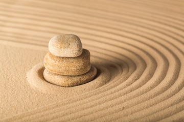 Fototapeta na wymiar Sand, zen, japan.