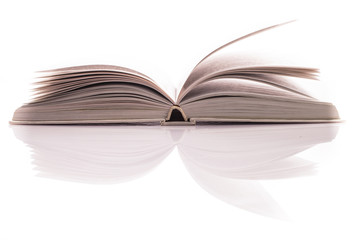 White open book