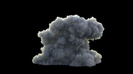 4K huge backlit smoke, on black background, with alpha, ready for compositing (uhd 3840x2160, ultra high definition, 1920x1080, 1080p) high detailed smoke - Powered by Adobe