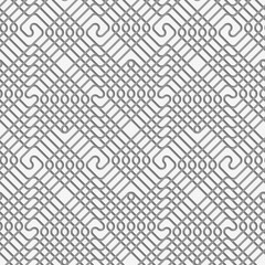 Perforated square overlapping spirals