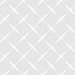 Slim gray square diagonally connecting spirals