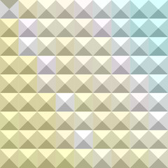 Fototapeta premium Light Khaki Yellow Abstract Low Polygon Background