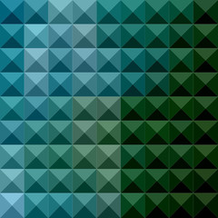 Dark Spring Green Abstract Low Polygon Background