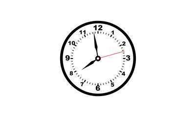 Simple Clock Vector Illustration