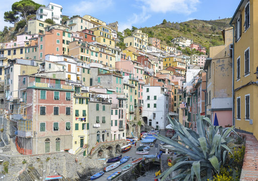 Riomaggiore colourful village, Italy
