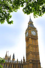 Fototapeta na wymiar London Big Ben Clocktower