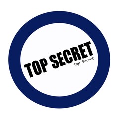 TOP SECRET black stamp text on blueblack