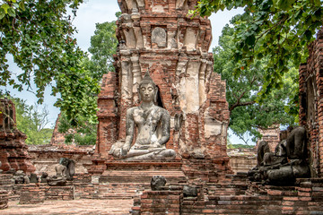 Naklejka premium Ayutthaya Buddha 