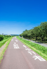 多摩川　サイクリングロード
