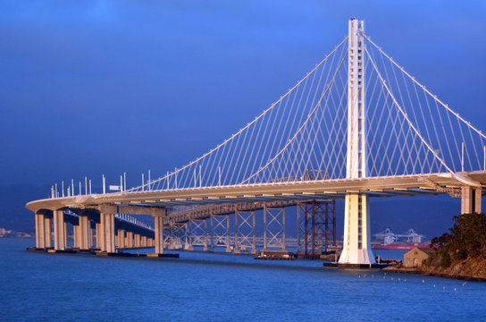 New Oakland Bay Bridge In San Francisco - California