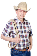 мужчина в шляпе