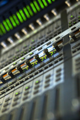 Music Mixer in studio