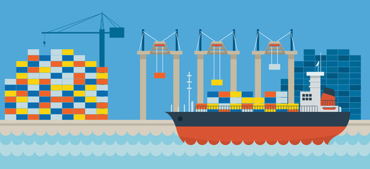 Ship Port Cargo Shipping