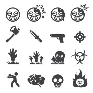 Zombie icons