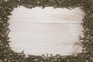 Frame background screws