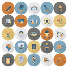 School and Education Icons