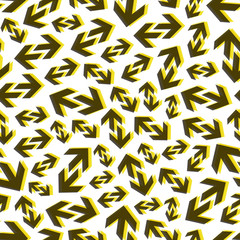 Arrows. Seamless pattern. Vector illustration.